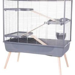 Zolux Cages Et Accessoires | - Cage Neolife 100 Rab2 gris pour lapin