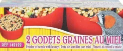 Zolux - Friandises au miel pour oiseaux exotiques - Lot de 2 Outlet