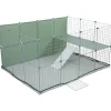 Zolux - Habitat modulable Neolife pour lapin à assembler 140x105x70 cm Hot