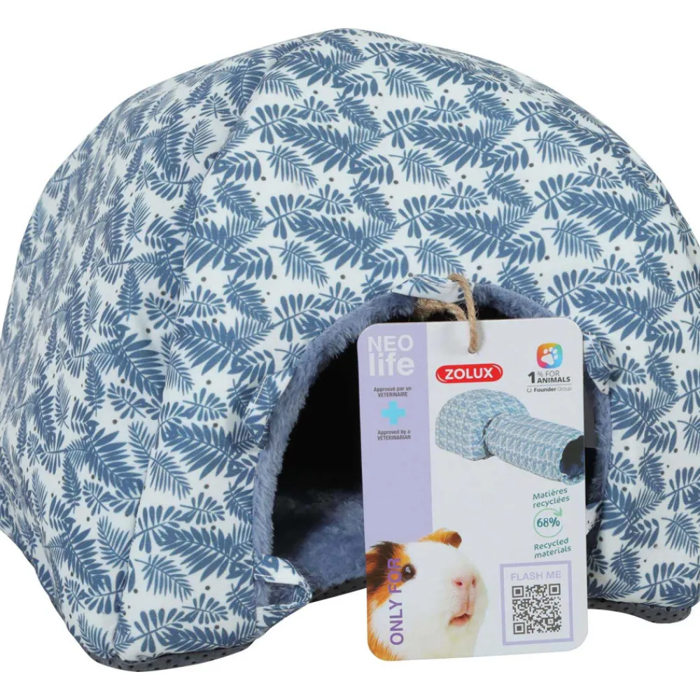 Zolux Cages Et Accessoires | - Igloo en tissu pour cochon d'inde neolife 26.5 x 21.5 cm