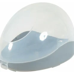 Zolux Hygiène Et Soins | - Maison de toilette pour chinchillas. 19 x 28 x hauteur 19 cm. Couleur grise