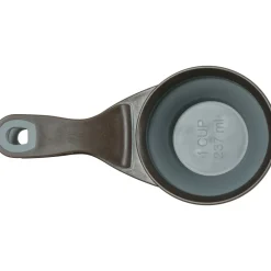 Zolux - Pince 2 en 1 doseur silicone m 237 ml gris pour chat et chien Outlet