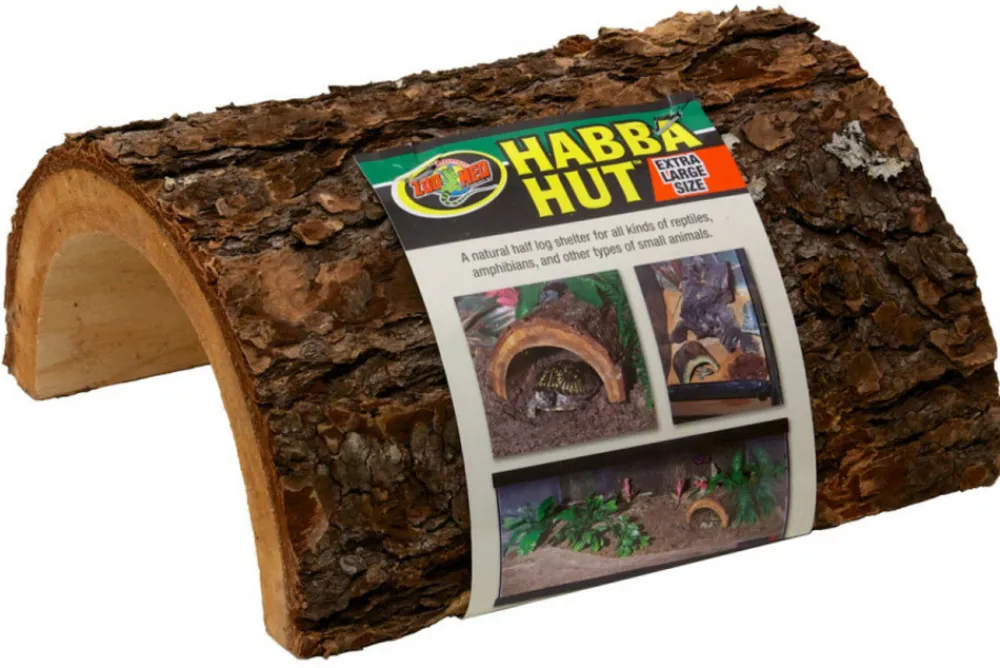 Zoomed Décoration Et Substrats | - Cachette en bois de sapin- habba hut - 23 cm - pour reptiles ou invertébrés