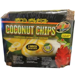 Zoo Med Décoration Et Substrats | - Nouveaux chips de noix de coco eco earth 1500 gramme
