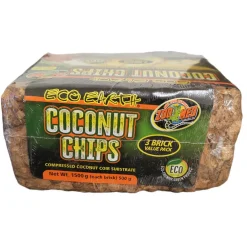 Zoo Med Décoration Et Substrats | - Nouveaux chips de noix de coco eco earth 1500 gramme