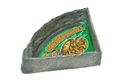 Zoomed Terrariums, Vivariums Et Accessoires | - Repti rock corner water dish - extra-large - abreuvoir pour reptiles (lézards, serpents, tortues), amphibiens et invertébrés