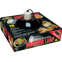 Zoo Med Eclairage | - Support de lampe zoomed deluxe porcelaine clamp lampe 25 cm pour terrarium